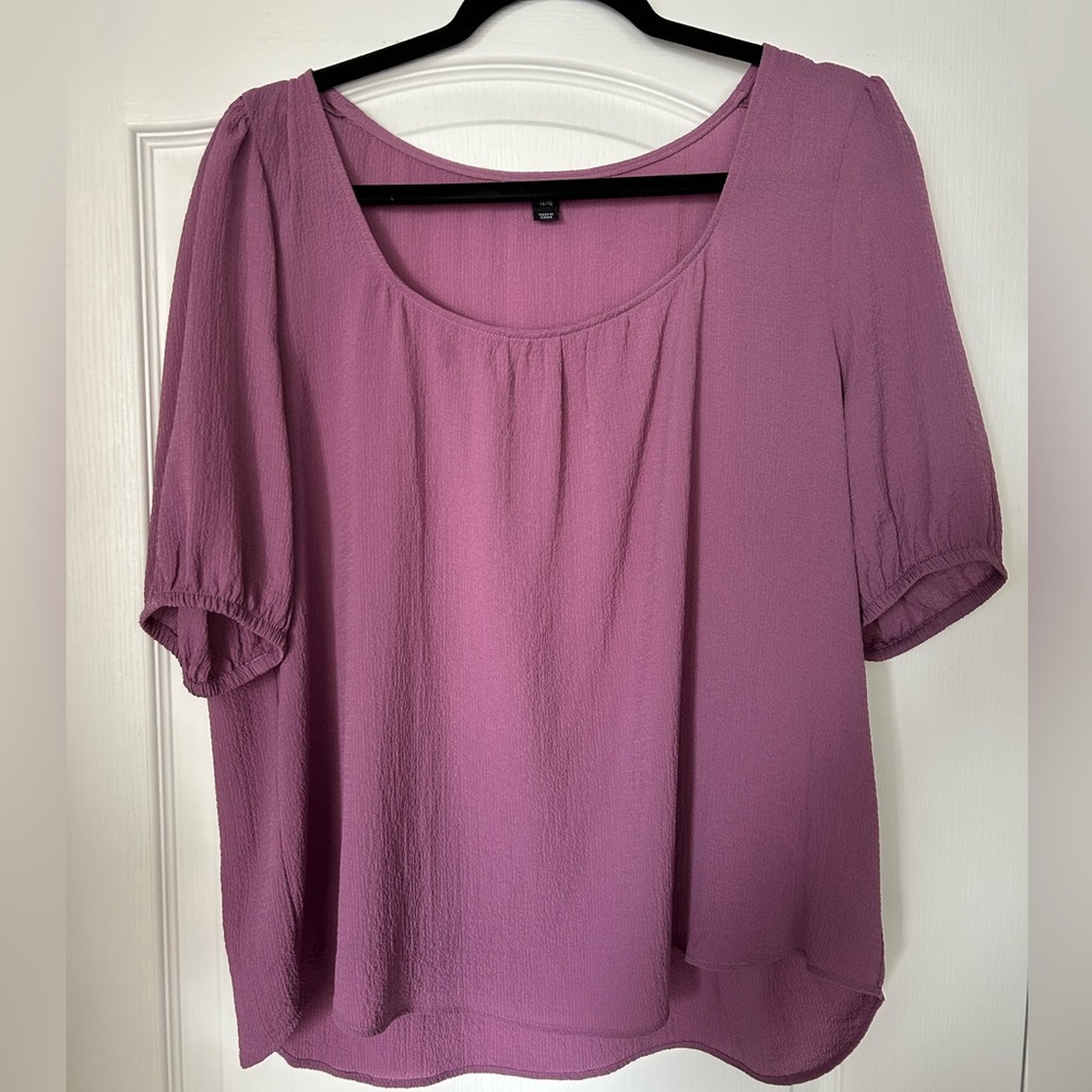 Flowy purple blouse (RW&co)